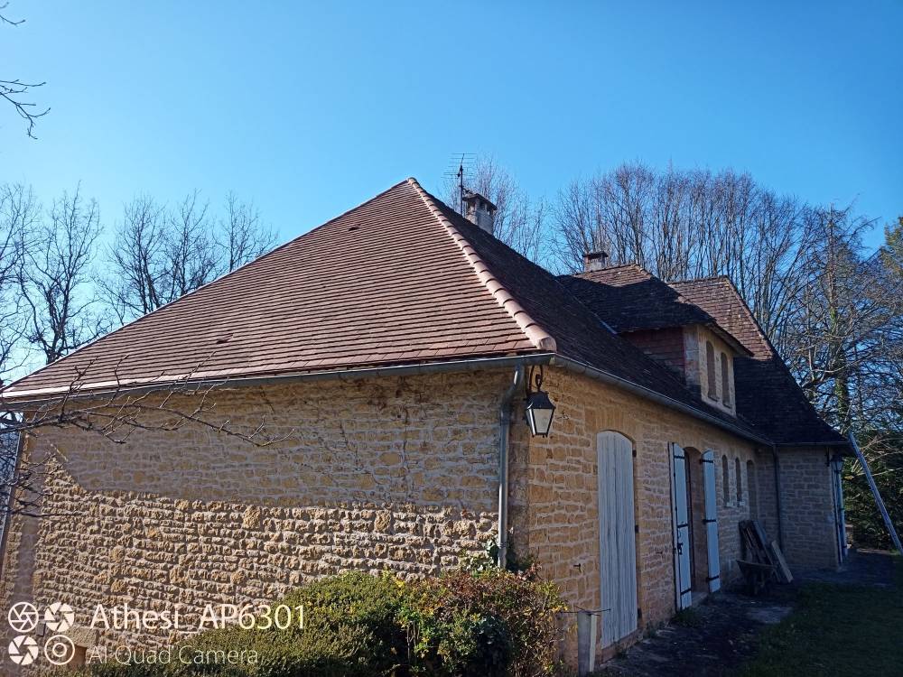maison avec toiture neuve