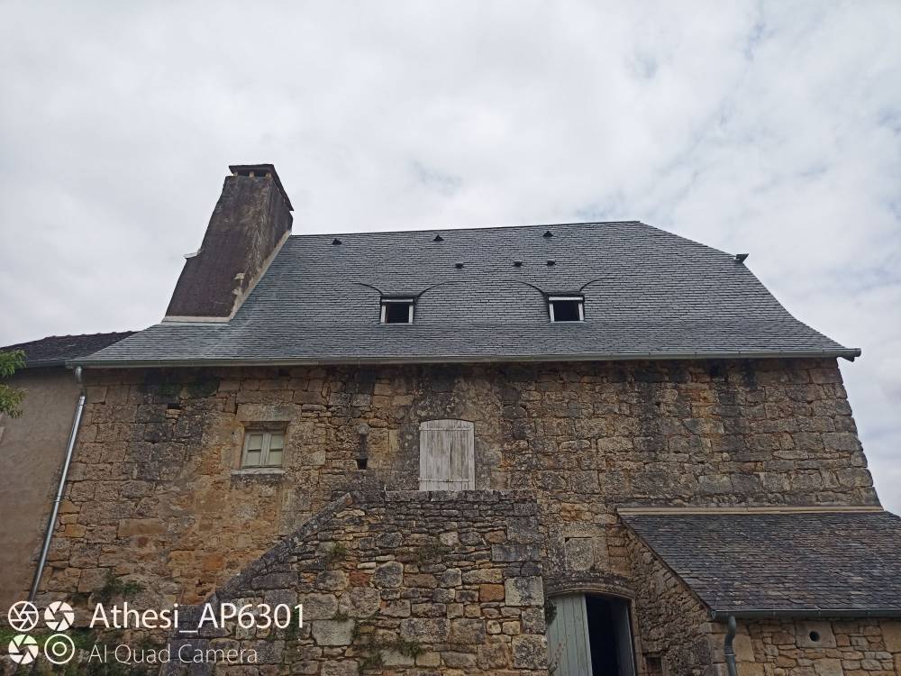 maison avec toiture neuve