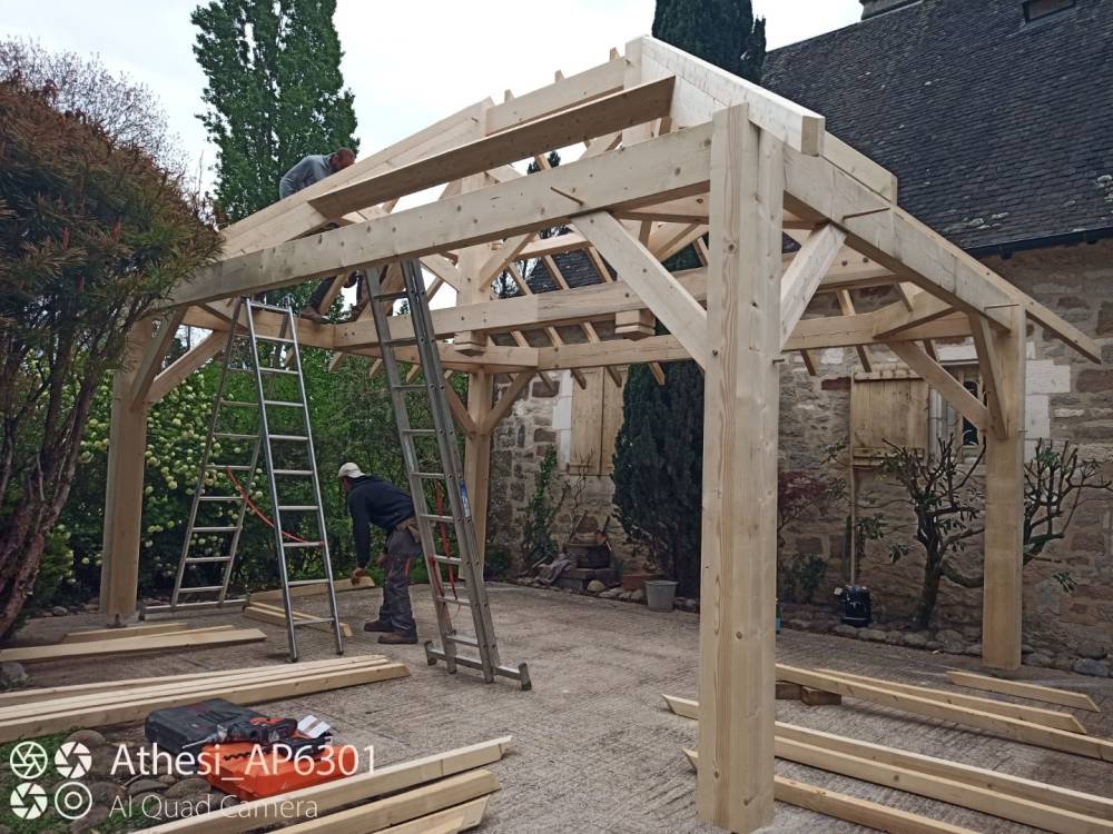 construction d'une charpente