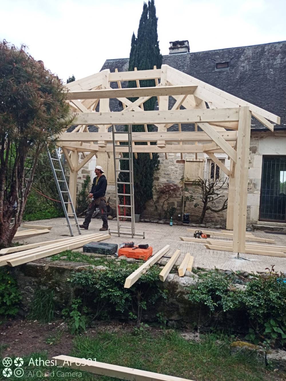 construction d'une charpente